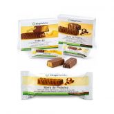 Barras de Proteína sabor brownie e cobertura de chocolate